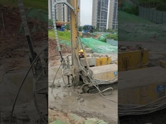 হোল ড্রিলিং রিগ বিল্ডিং নির্মাণ মেশিন রোটারি স্প্রে ড্রিল
