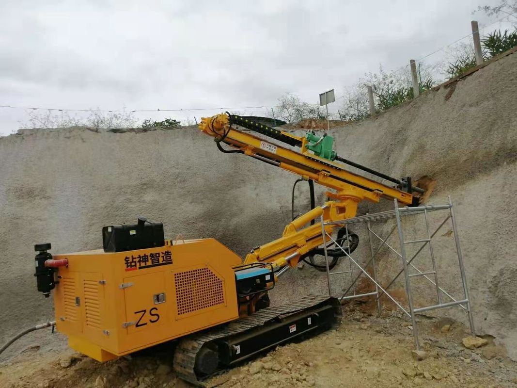 R32/R38/T38/T45 শ্যাঙ্ক মাল্টিফাংশনাল রক ড্রিল রিগ টানেল খনন নির্মাণের জন্য